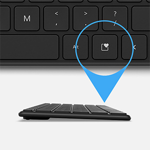 Microsoft Designer Compact Keyboard - Matte Black 21Y-00001 1954 - Image 6