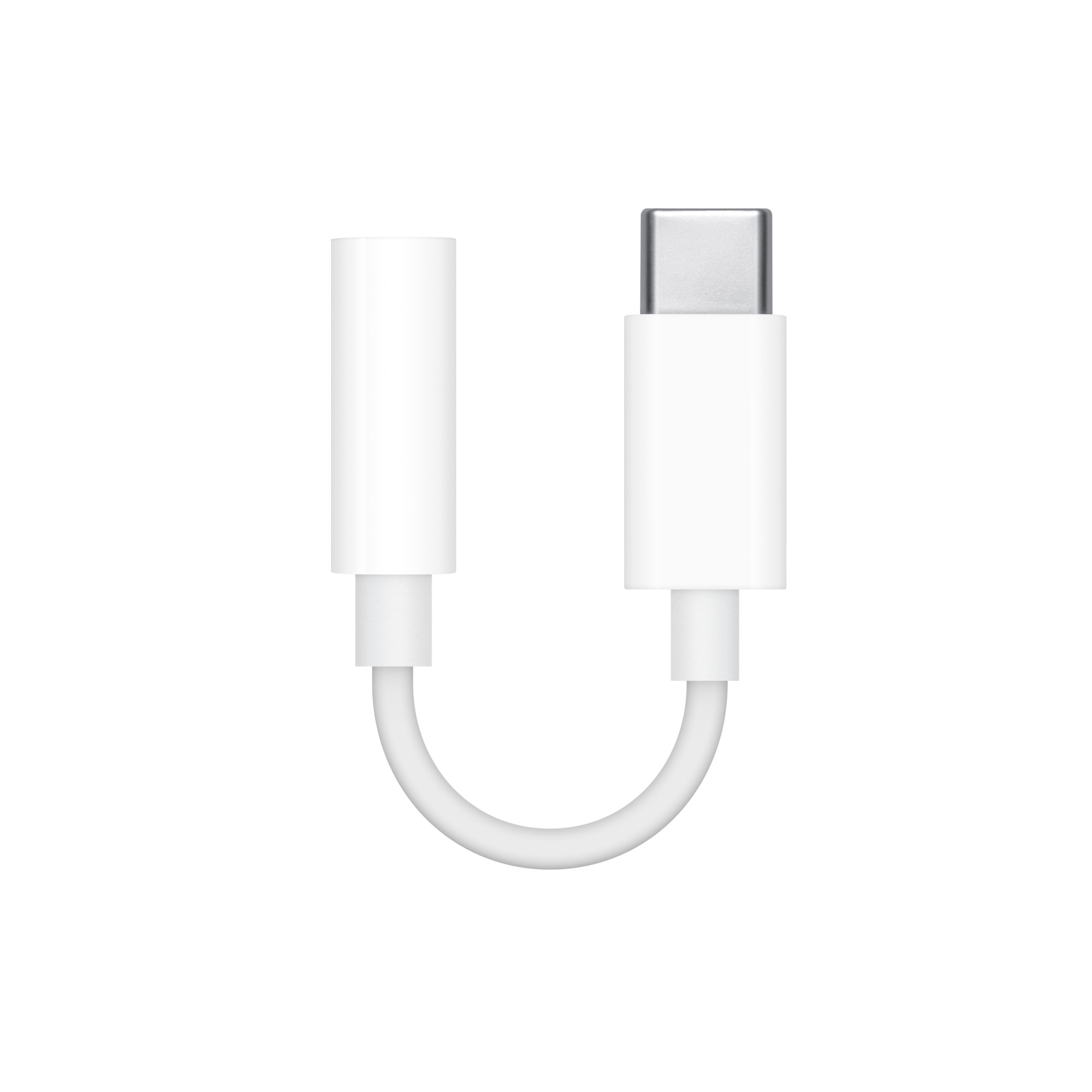Apple - USB-C to 3.5mm Headphone Jack Adapter MU7E2AM/A