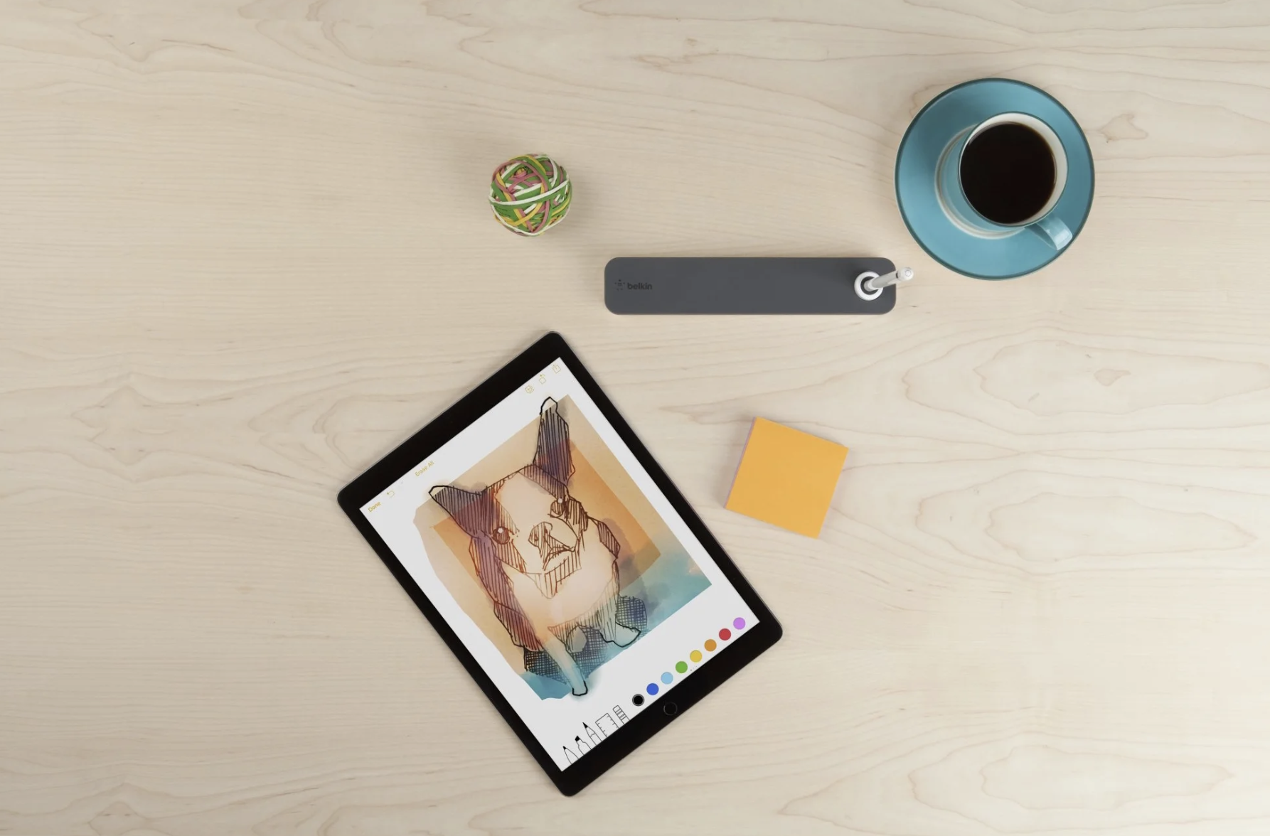 Belkin - Pencil Case for Apple Pencil 1st Gen – Compatible with iPad (Pro, Air, Mini) – F8J206btGRY - Image 7