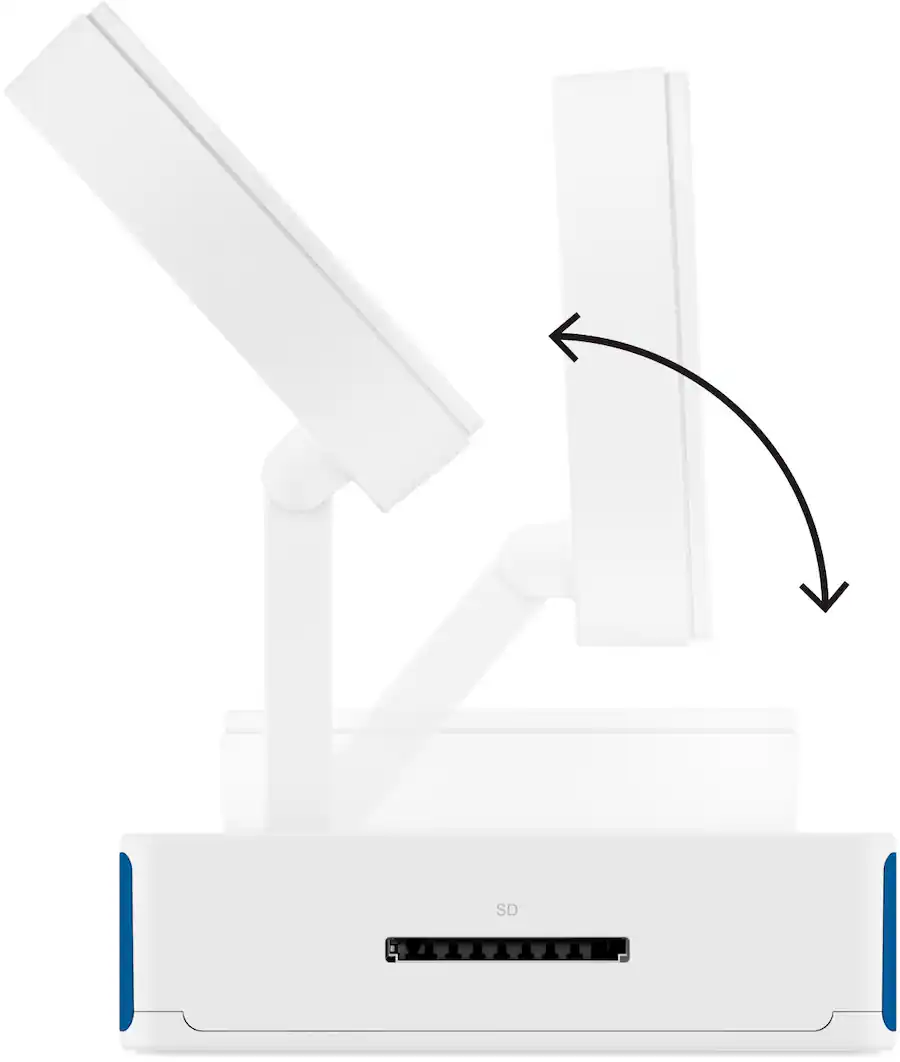 Hyper - HyperDrive Flex MagCharge 5 Port USB-C Hub with Phone Charger - Blue HD8100BUGL - Image 3