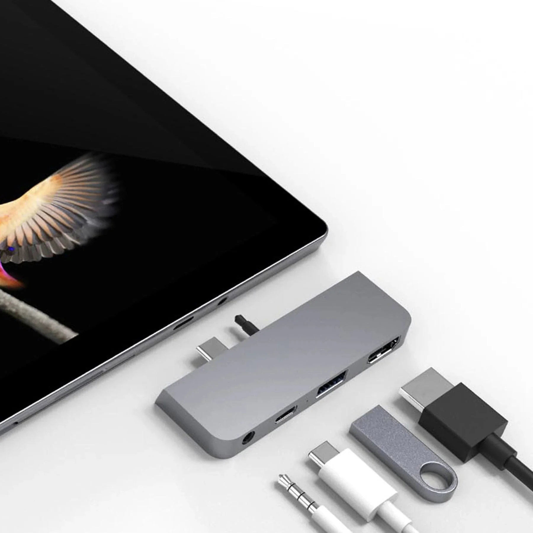 HyperDrive 4-in-1 USB-C Hub for Microsoft Surface Go HD310A - Image 7