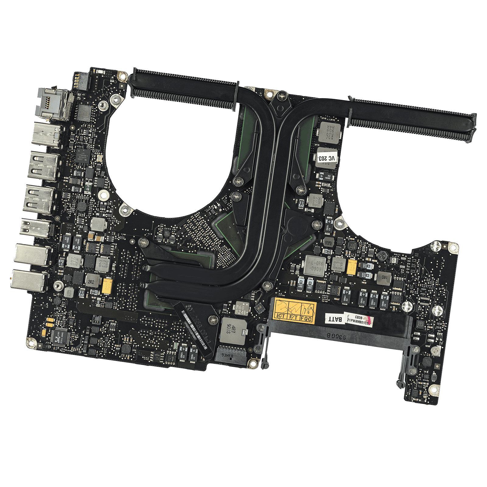 A1286 Late 2008 Logic Board 2.4GHz Intel Core 2 Duo 820-2330-A, 820-2532-A, 661-4834, 661-5098 - Image 2