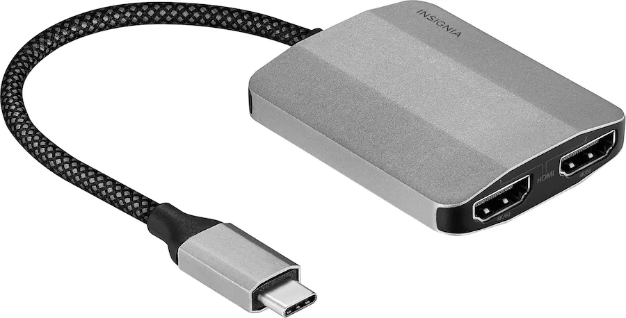 Insignia™ - USB-C to Dual 4K HDMI Adapter - NS-PA5C2HMS23 - Image 4