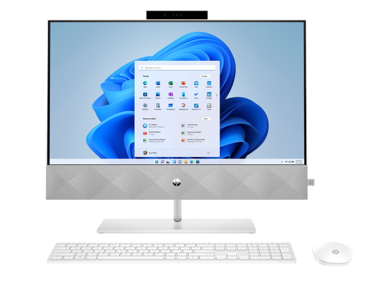 HP Pavilion 24-k1305st, Windows 11 Pro, 23.8" touchscreen, Intel® Core™ i5, 16GB RAM, 256GB SSD (20W66AA)