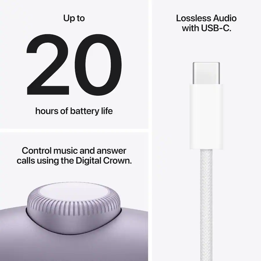 Apple - AirPods Max 2 (USB-C) - Purple MHWP4AM/A - Image 6