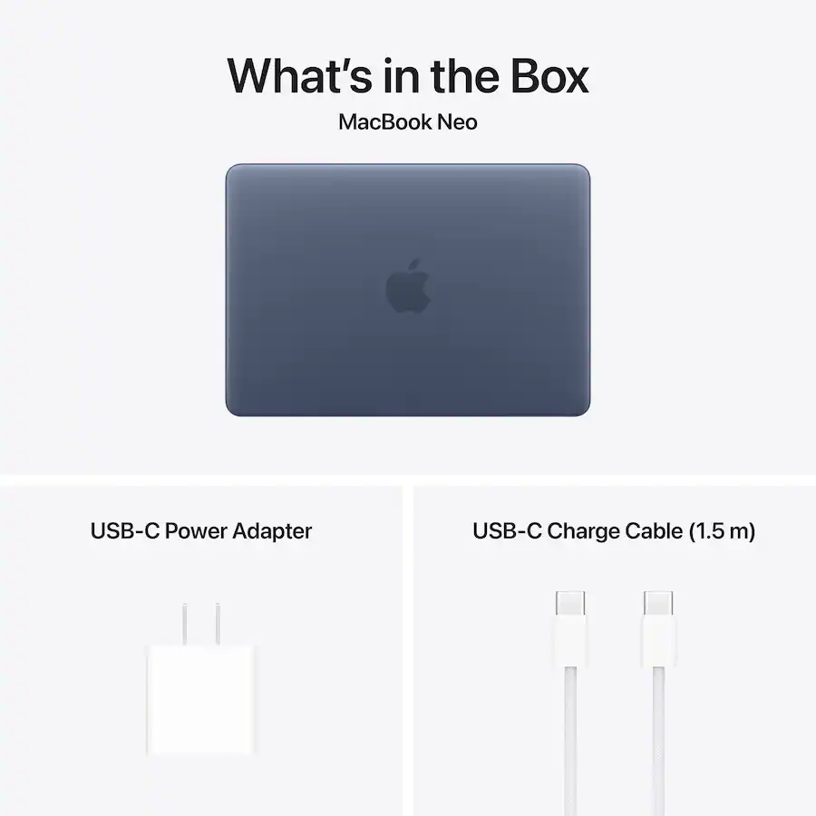 13-inch MacBook Neo A18 Pro 8GB 256GB 5-Core GPU MHFF4LL/A - Image 2