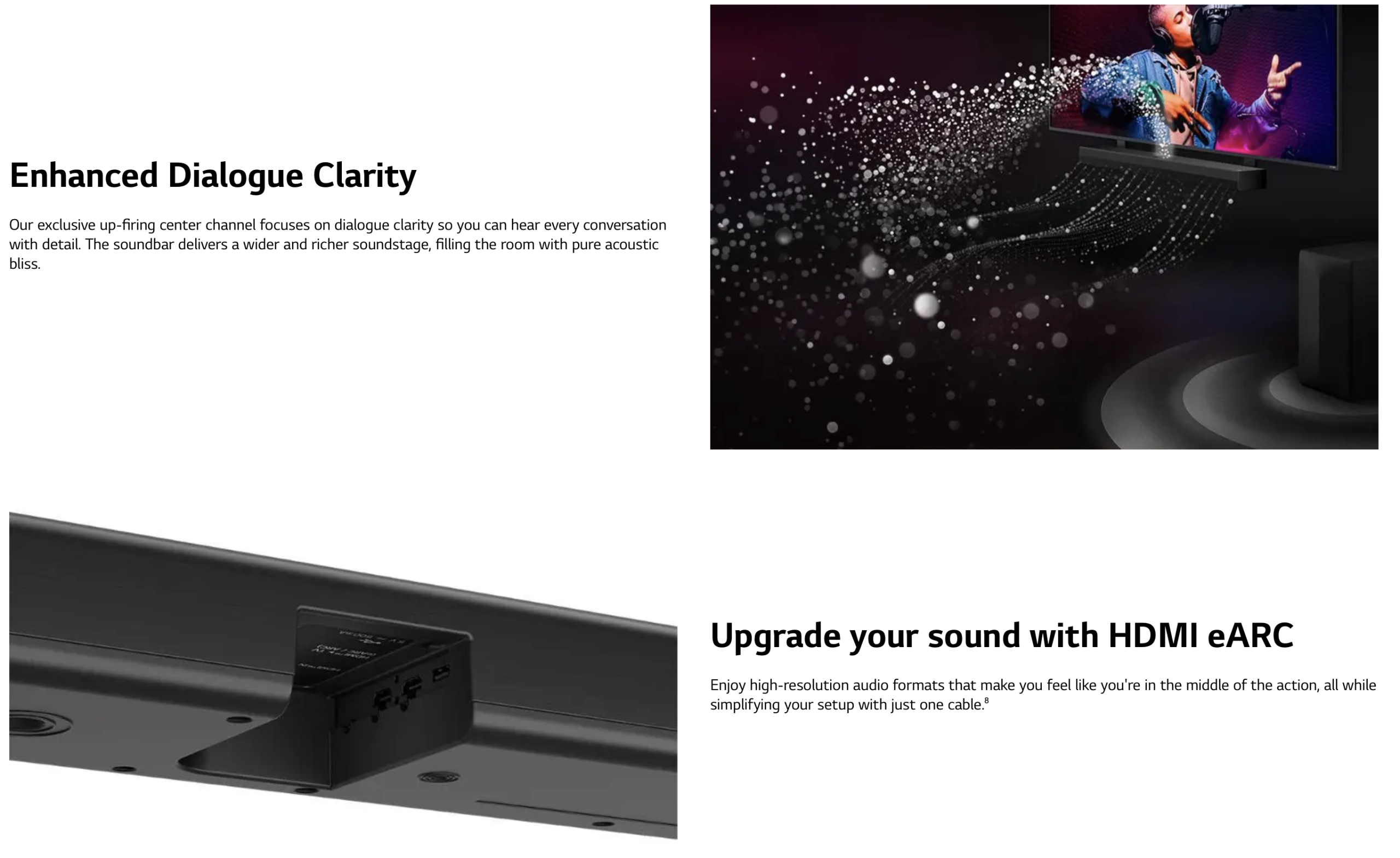 LG S80TY Soundbar for TV with Dolby Atmos 3.1.3 channel, Best LG OLED matching - Image 6