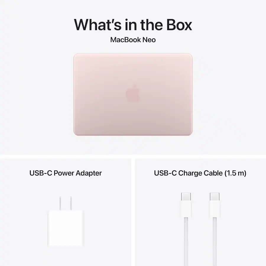 13-inch MacBook Neo A18 Pro 8GB 256GB 5-Core GPU MHFH4LL/A (A3404) - Image 5