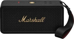 Marshall - Middleton II Portable Bluetooth Speaker with Rugged Waterproof / Dust-proof Wireless Design - Black/Brass