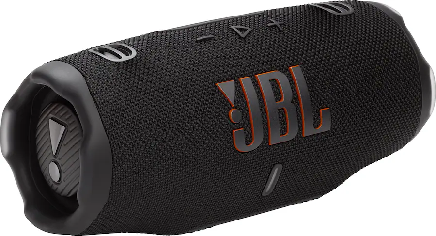 JBL - Charge 6 Portable Wireless Speaker - Black - Image 2